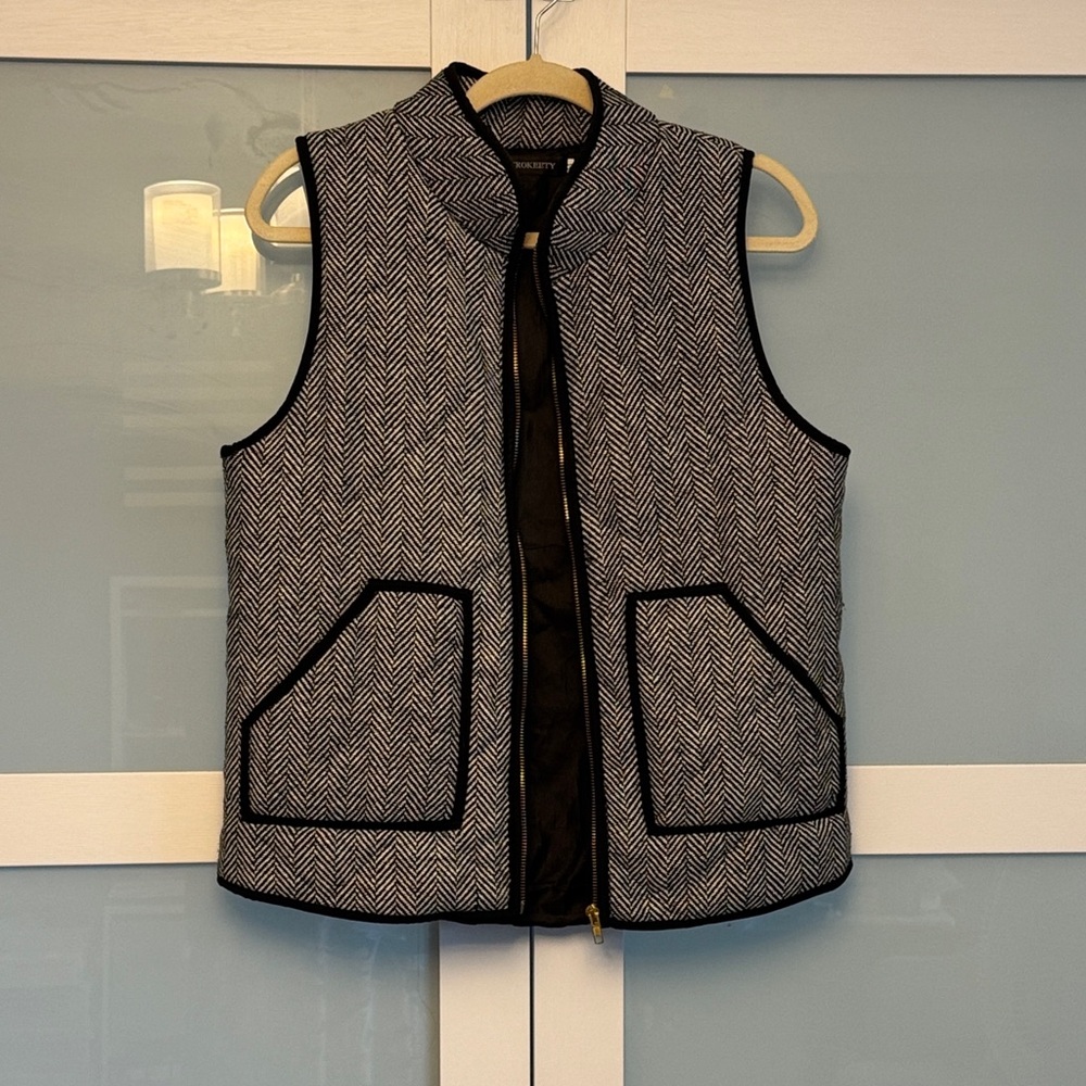 Merokeety Herringbone Quilted Vest